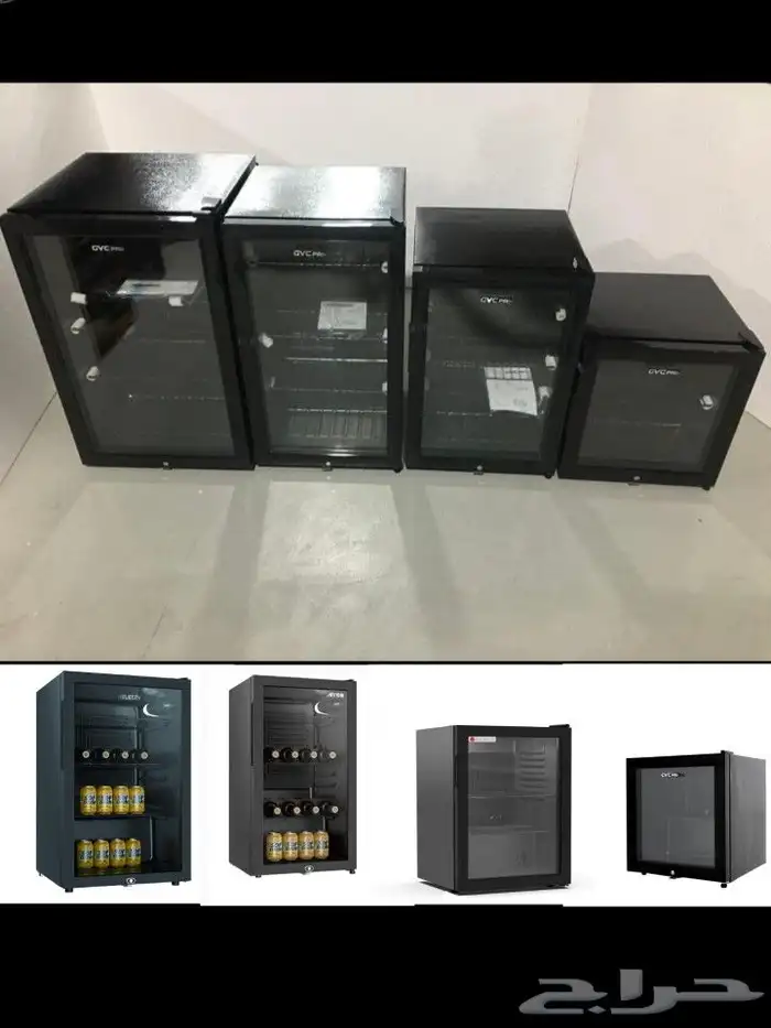 ثلاجات عرض كبيره بابين ثلاجه صغيره زجاج ثلاجه باب قزاز صغيرة 0