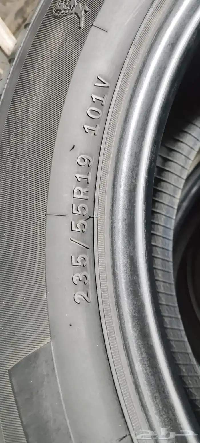 كفرات سنتافي جنط 19  مقاس 235 55 19 منزل اخو الجديد 0