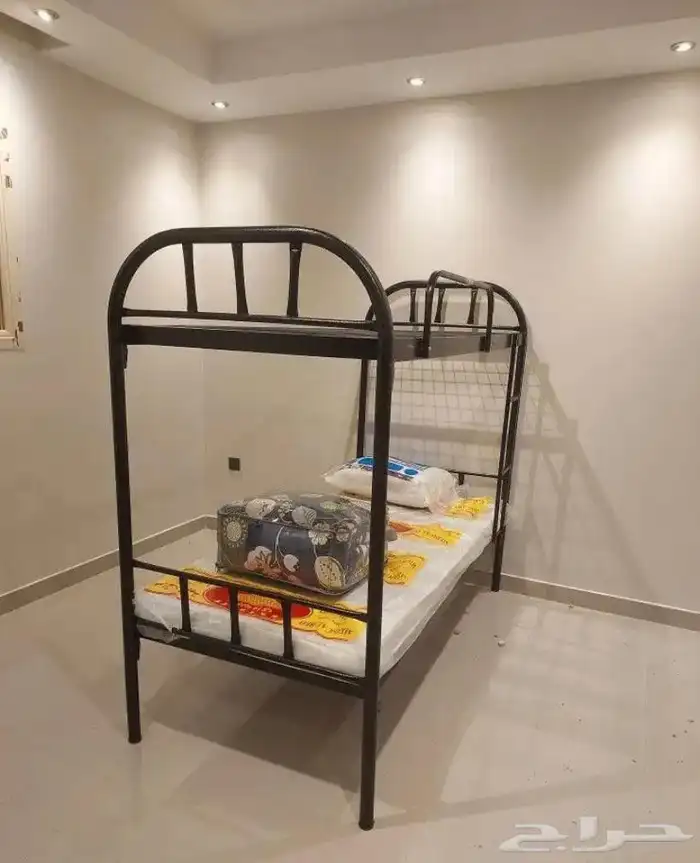 تجهيز سكن اعمال سرير حديد دورين و دور واحد جديد 9
