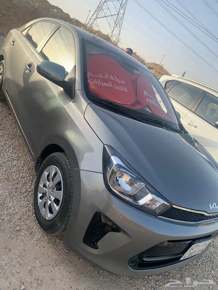 متاح ايجار سياره كيا بيجاس نظيفه جدا 2024 و2025 2