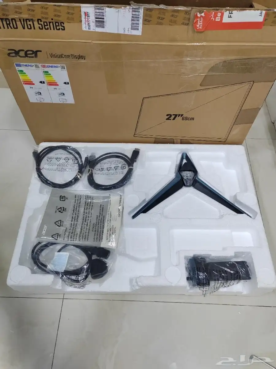 شاشة قيمنق بجودة 2k ايسر (acer) نيترو مقاس 27أنش 180Hz index