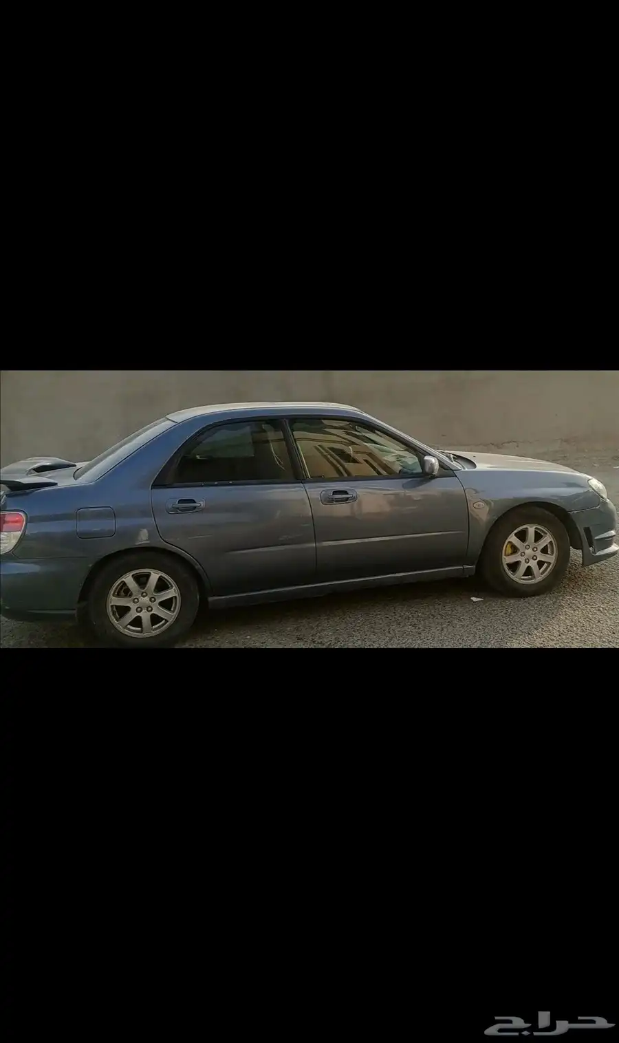 سوبارو امبريزا 2007  اللون ازرق  القير اتوماتيك  الممشى 278 0