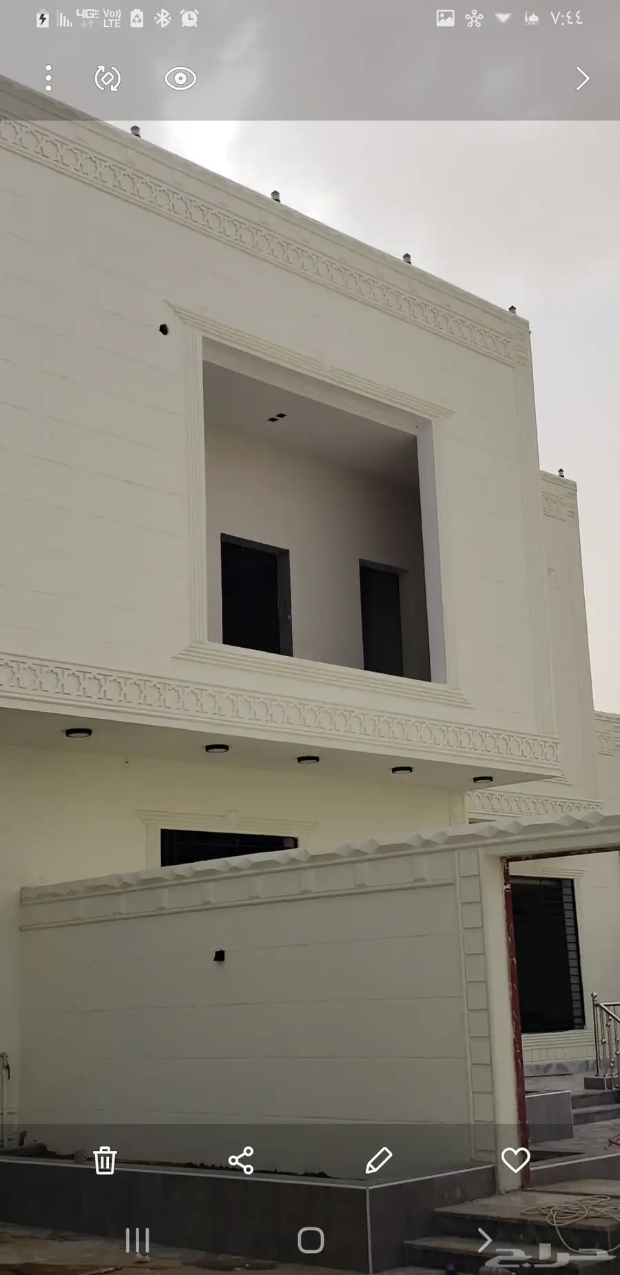 لياسه ملونه باللاسمنت الابيض وبطحاء الرياض 0