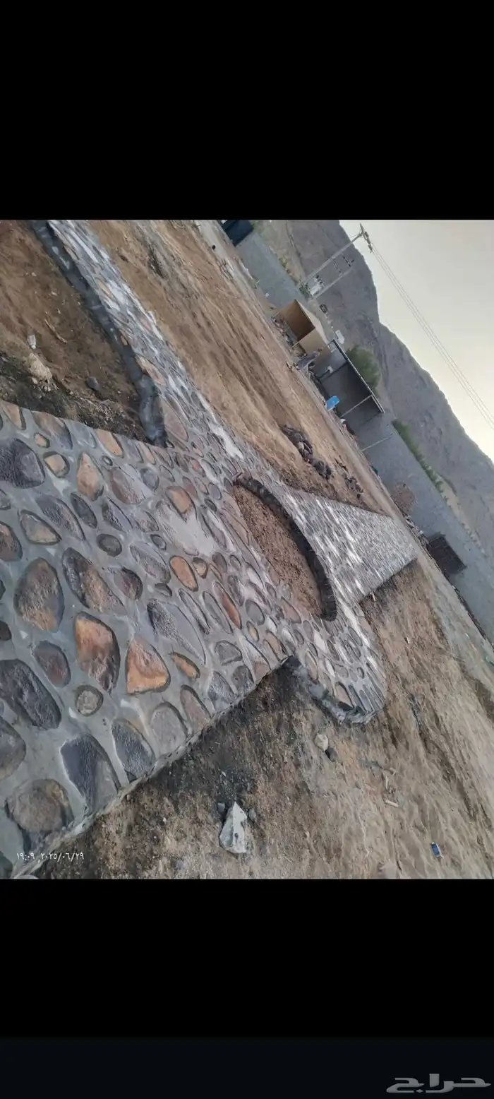 ممرات ارضيه ورباريب احجار نهريه بمقاسات مختلفه 7