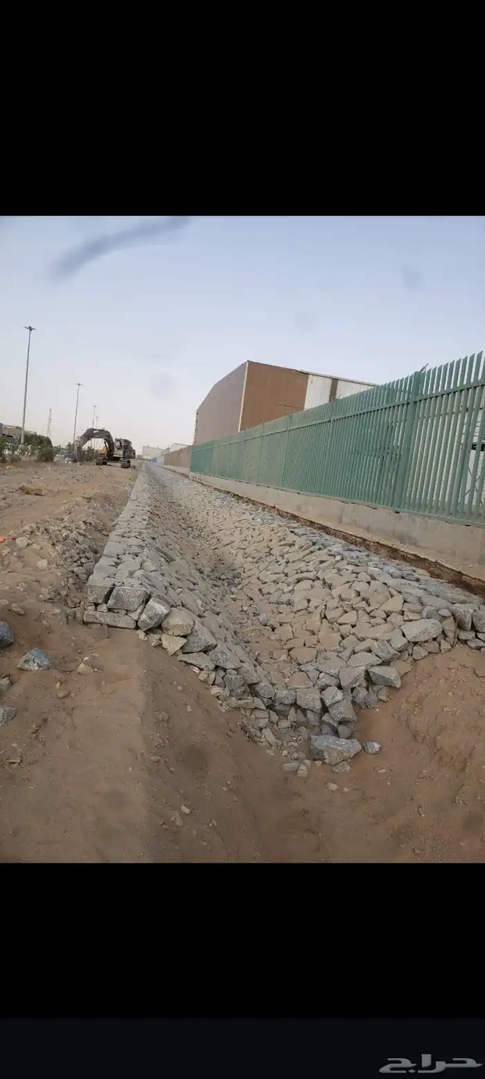 ممرات ارضيه ورباريب احجار نهريه بمقاسات مختلفه 1