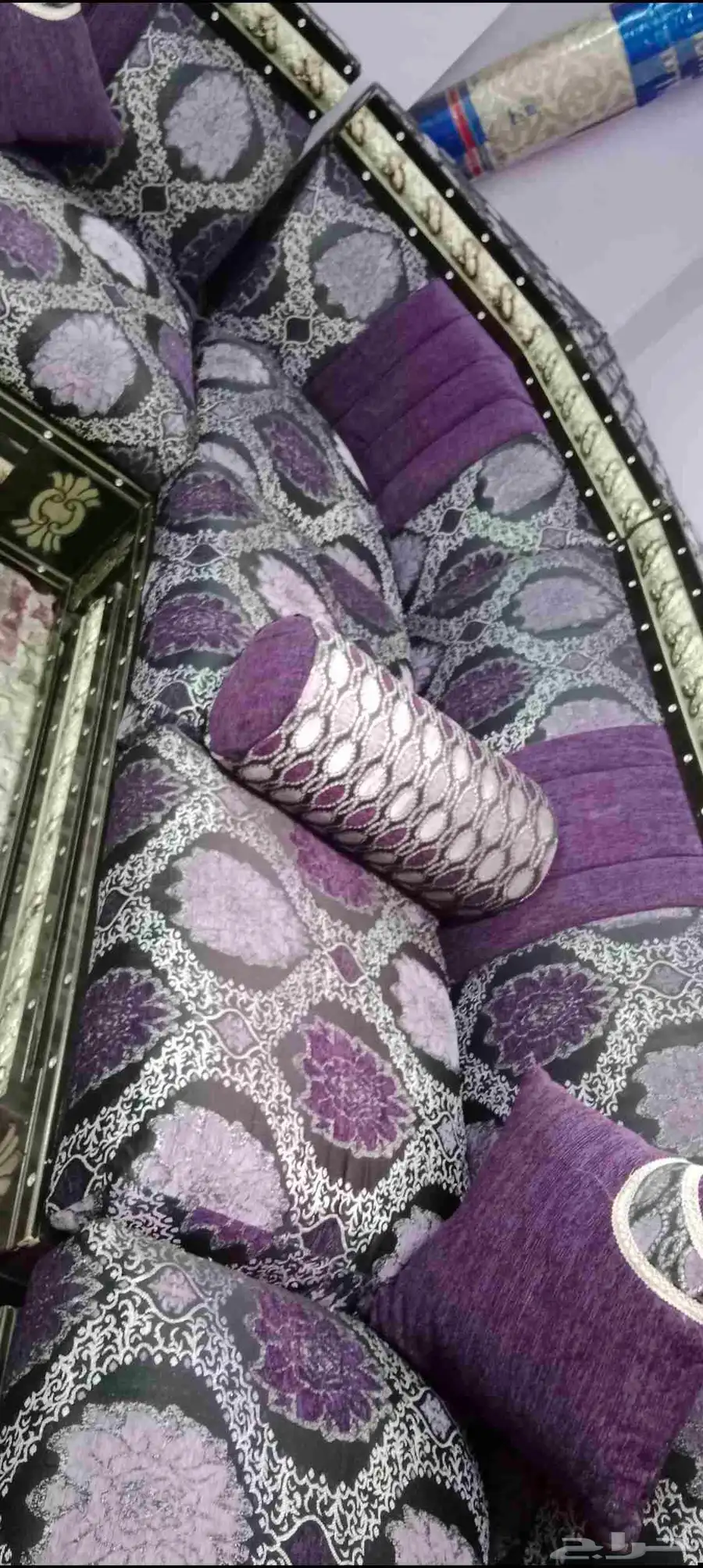 مجلس كنب تفصيل قماش ثقيل كلفني 5400 2