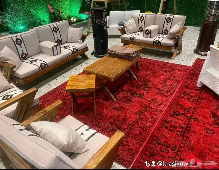 كرسي  جلسات  شعبي x 6