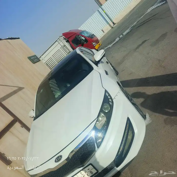 كيا ابتيما 2013 ابيض فل كامل فتحت سقف خربانه صفط مرايات 4