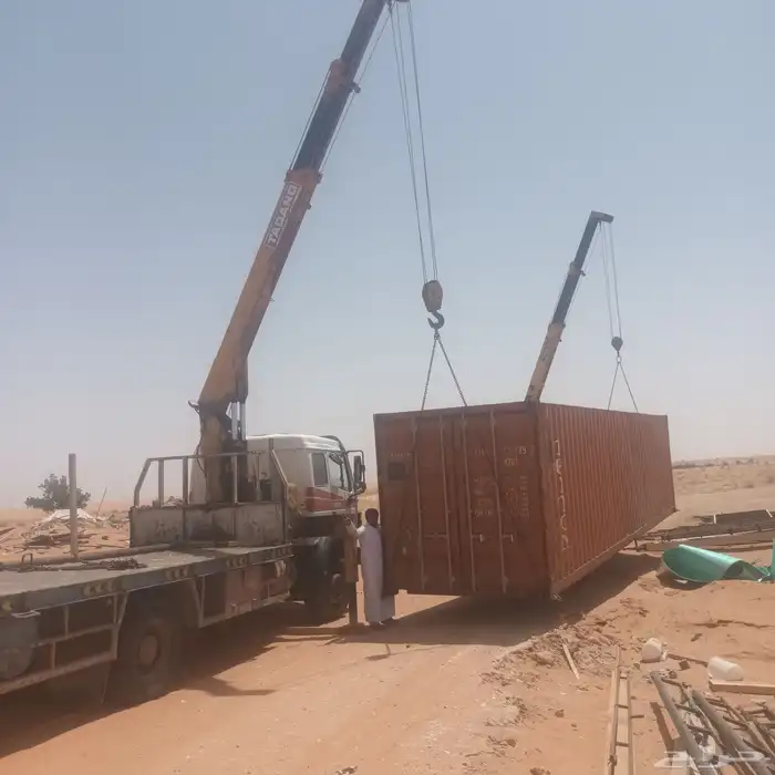 نقل غرف جاهزه ونش دينه رافعه نقل بركسات 1