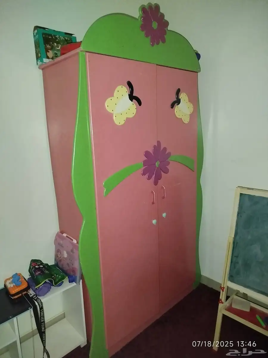غرفة أطفال (سرير و مرتبة و دولاب) 3