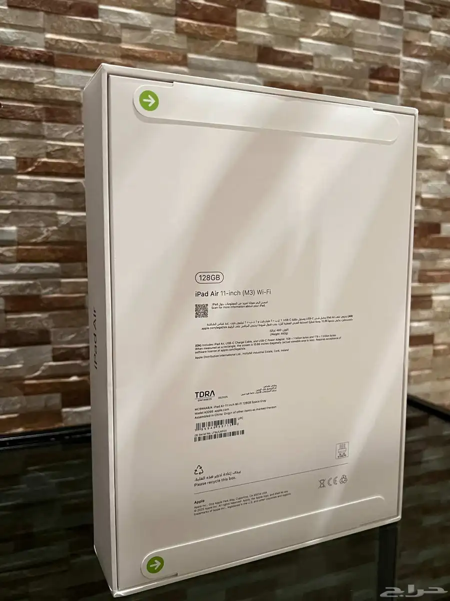 ايباد اير 11انش (m3) wi-Fi 3