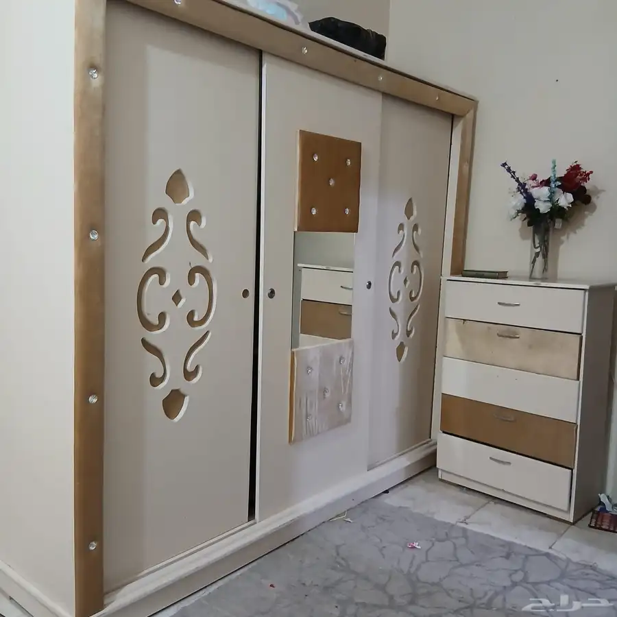 اثاث شقه ثلاجه فرن مكيف براده غساله مكنسه غرفة نوم كامله 3
