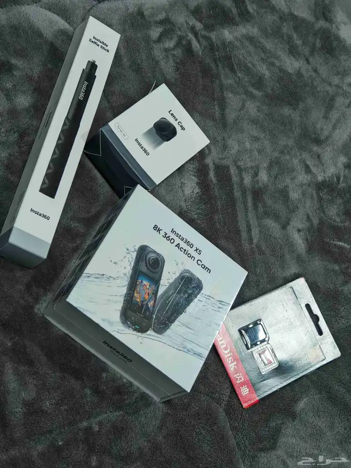 بكج كاميرا insta360 x5 جديدة مناسبة للدباب والسفر 0