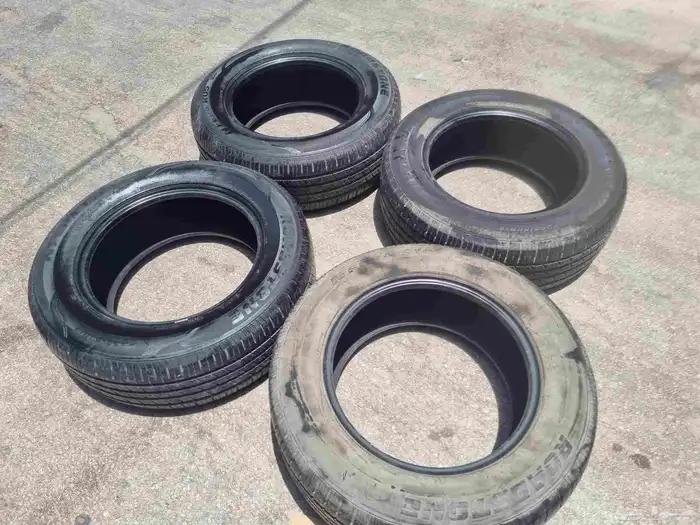 265 60 18 الكفرات نضيفه شرت شبه الجديد 2