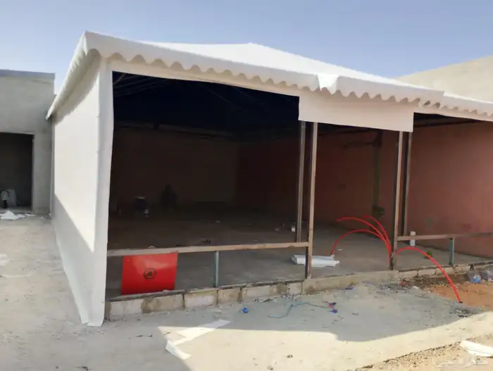 الخيام ملكي عادي بيت شعر غير كماش داخلي خارجي بي وي سي كوري 8