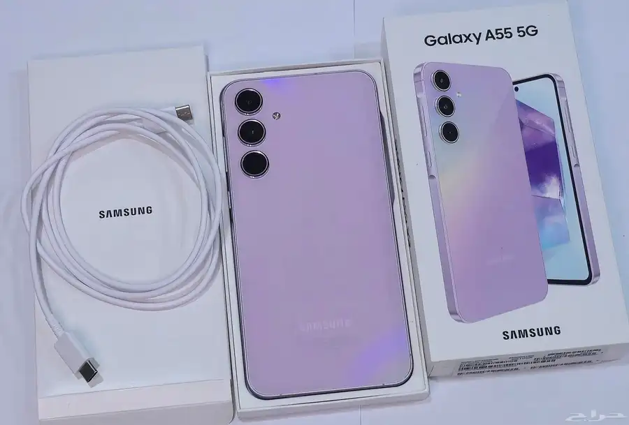 سامسونج A55 شبه جديد 128 قيقا للبيع او البدل 8