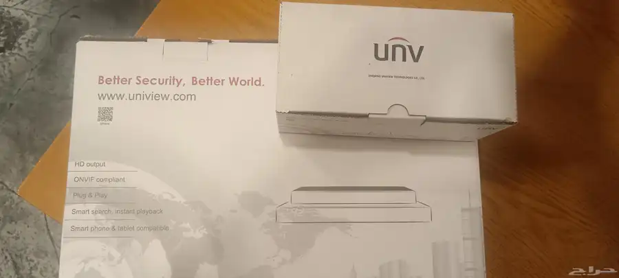 كاميرا unvشبكي مع nvr جديد بالكترون للبيع 0