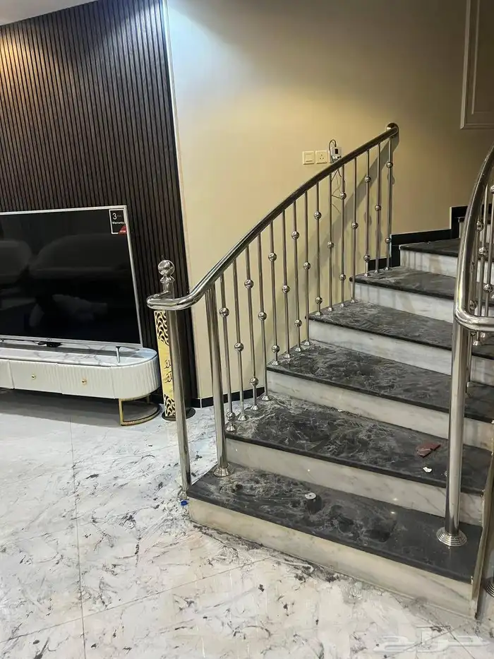 دربزين استيل دربزين زجاج دربزين حديدحواجز مسابح زجاج شورات 9