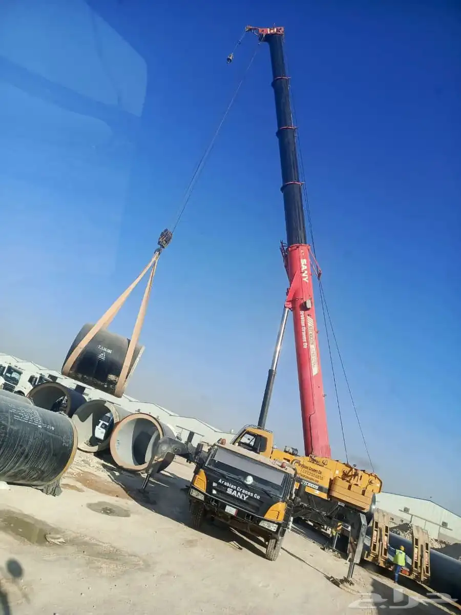 يوجد لدينا كرينات لايجار بكل المقاسات index
