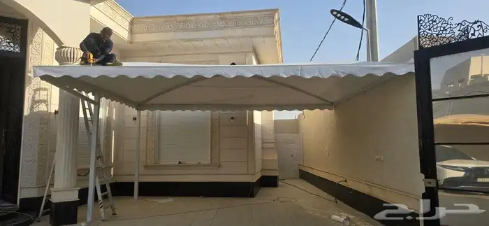 مظلات وسواتر برجولات هناجر خيام سندويتش بنل المزاحمية ضرماء 9