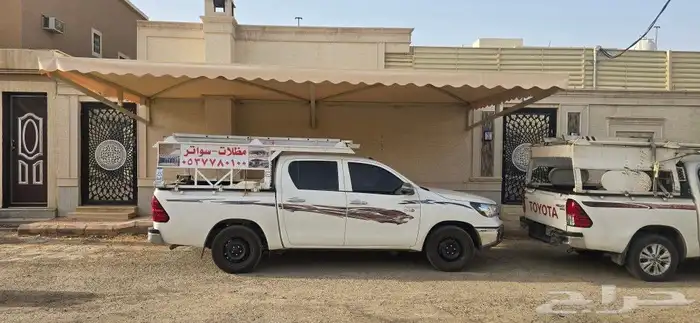 مظلات وسواتر برجولات هناجر خيام سندويتش بنل المزاحمية ضرماء 8