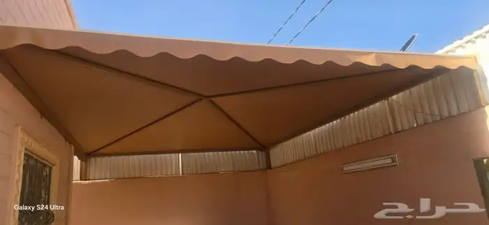 مظلات وسواتر برجولات هناجر خيام سندويتش بنل المزاحمية ضرماء 2