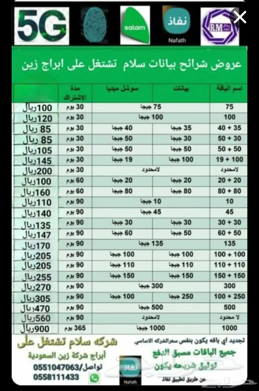 شريحة STC كويك نت ب380ريال مفتوح 3 اشهر مسبق الدفع 3