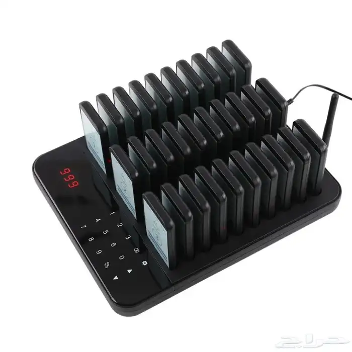 جهاز نداء بيجر للمطاعم والكافيهات للزبائن دائرى ومستطيل 2