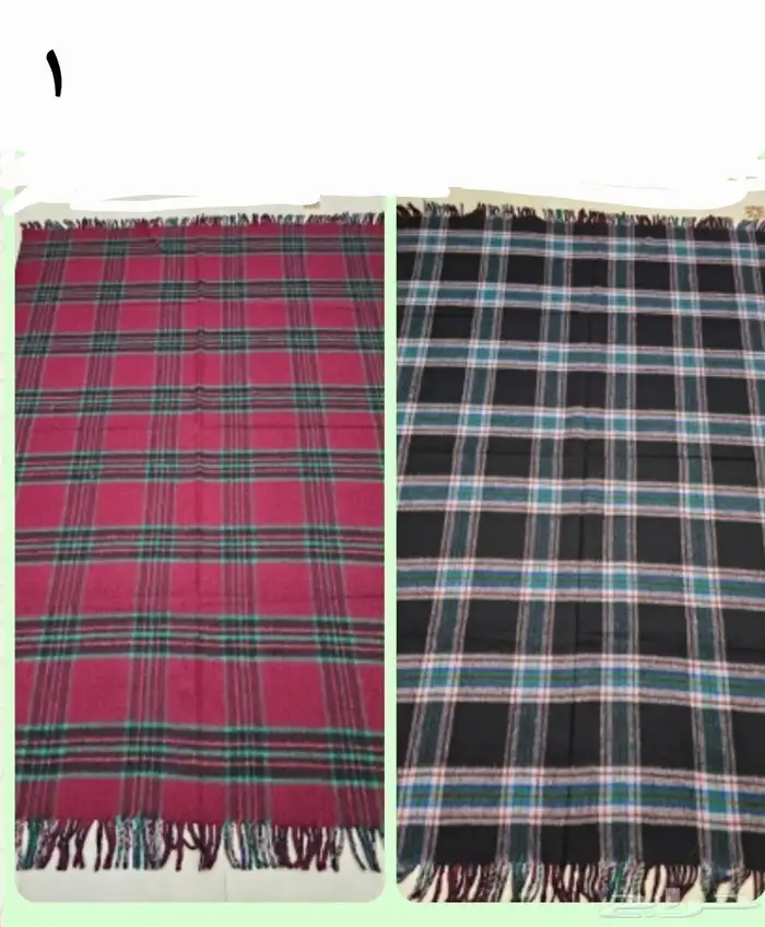 بطانيات تراثية جديدة لم تستخدم 0