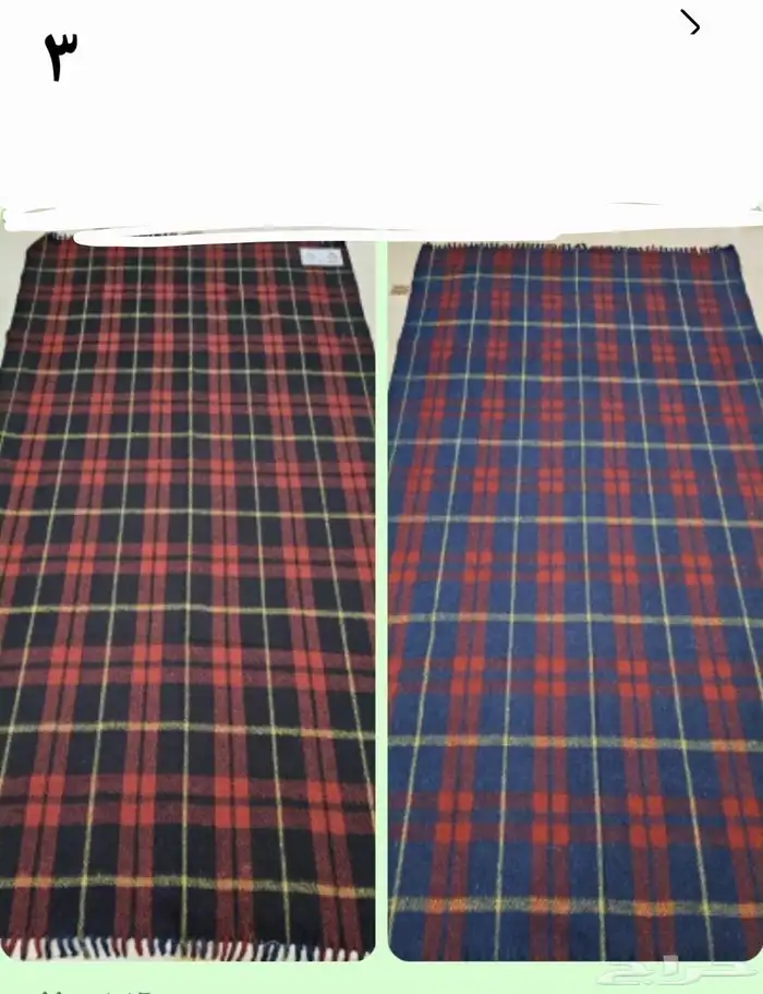 بطانيات تراثية جديدة لم تستخدم 3