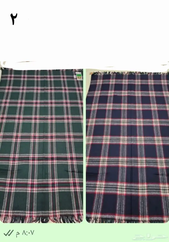 بطانيات تراثية جديدة لم تستخدم 1