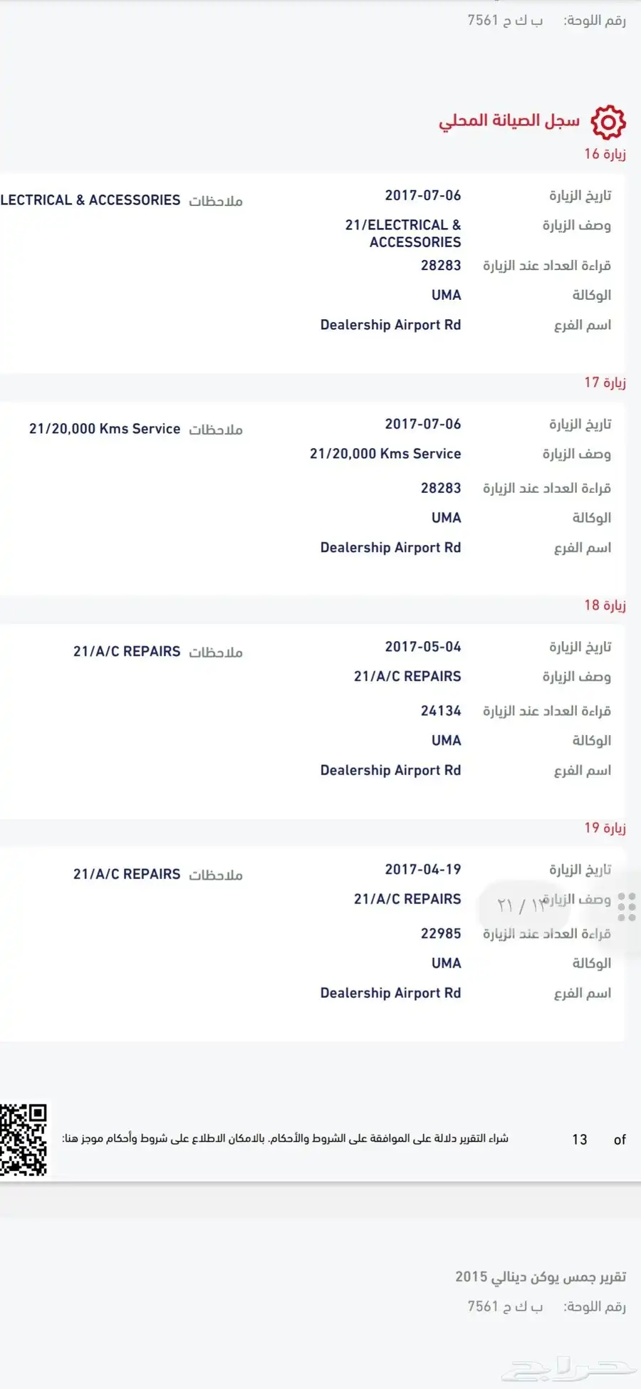 يوكن دينالي 2015 لؤلؤي دبل وكالة 28