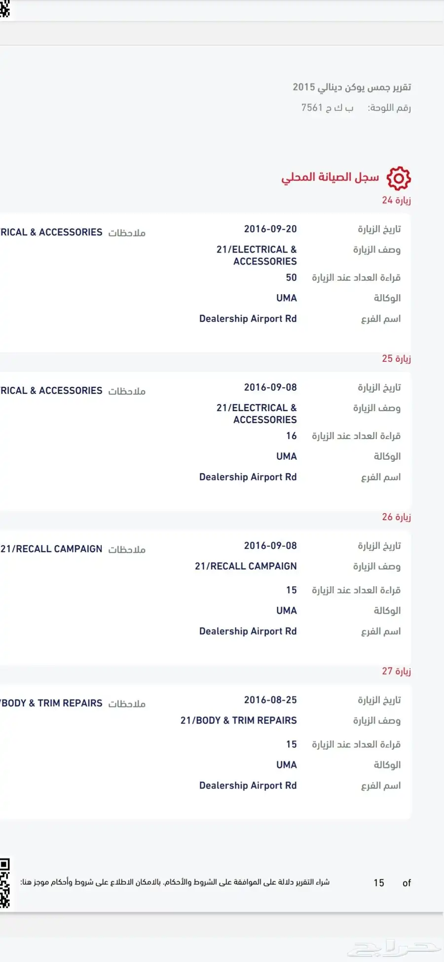 يوكن دينالي 2015 لؤلؤي دبل وكالة 24