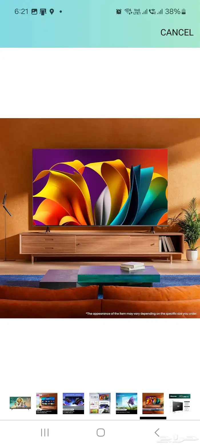 Hisense Smart TV A6 50 0