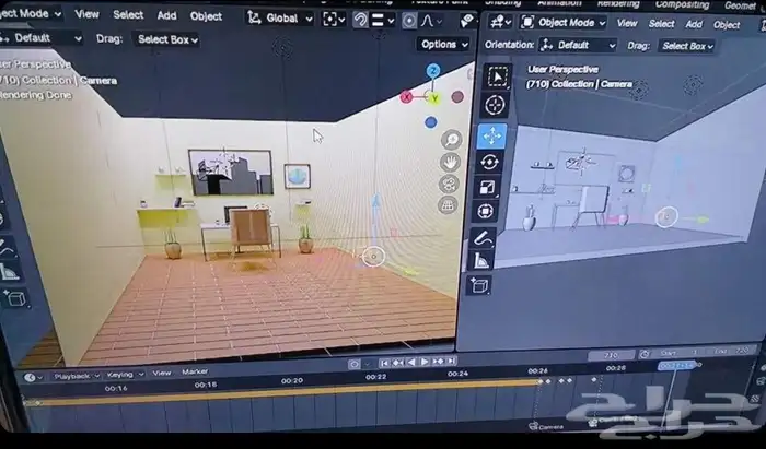 تصميم داخلي و3D واقعي احترافي   شقق  كافيهات بأسعار مناسبة 3