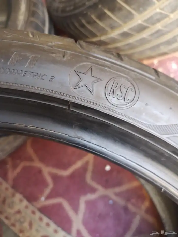 اربع كفرات جودير رنفلات ألماني مقاس امامي وخلفي 255 35 19 8