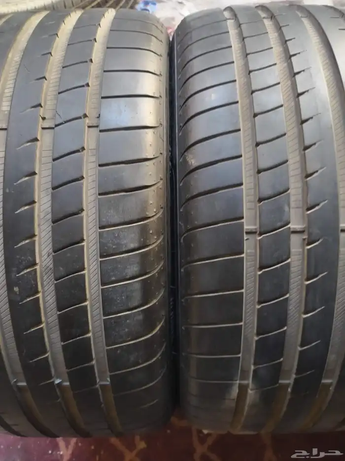 اربع كفرات جودير رنفلات ألماني مقاس امامي وخلفي 255 35 19 3