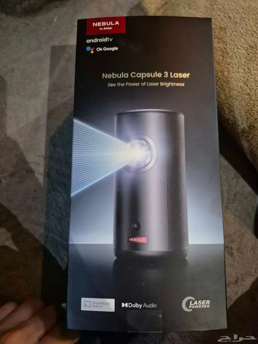 للبيع مستخدم بروجيكتر nebula capsule 3(حتى شاشة البروجكتر 0