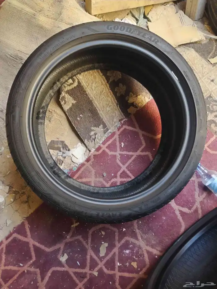 اربع كفرات جودير رنفلات ألماني مقاس امامي وخلفي 255 35 19 6