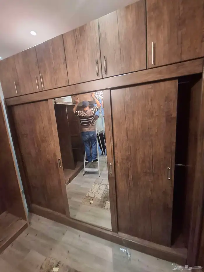 دولاب سحاب مفكك نوع الخشب خشب سعودي وطني 0