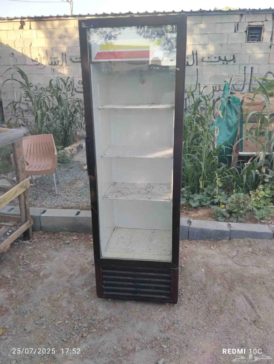 ثلاجه عرض باب واحد ممتازه علي الشرط 1