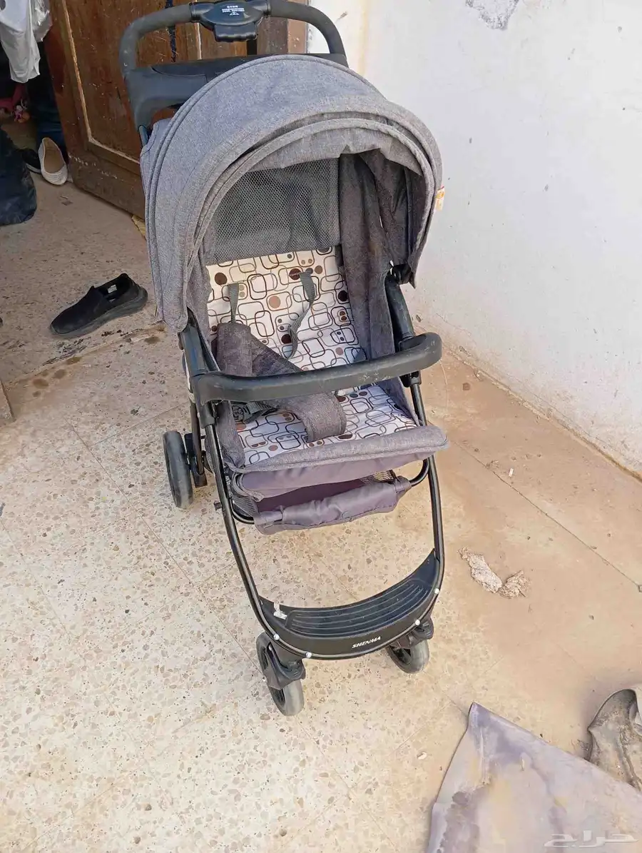 عربة اطفال و كرسي اطفال و 6غطاء طفل ب 160 ريال 3
