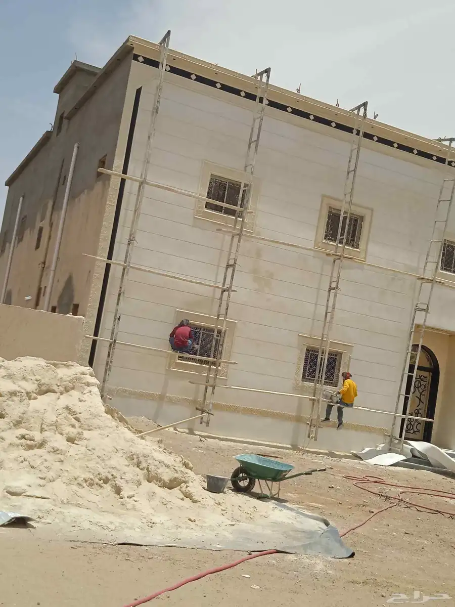 لياسه ملونه وديكورات اسمنتية بديل الحجر الطبيعي 4