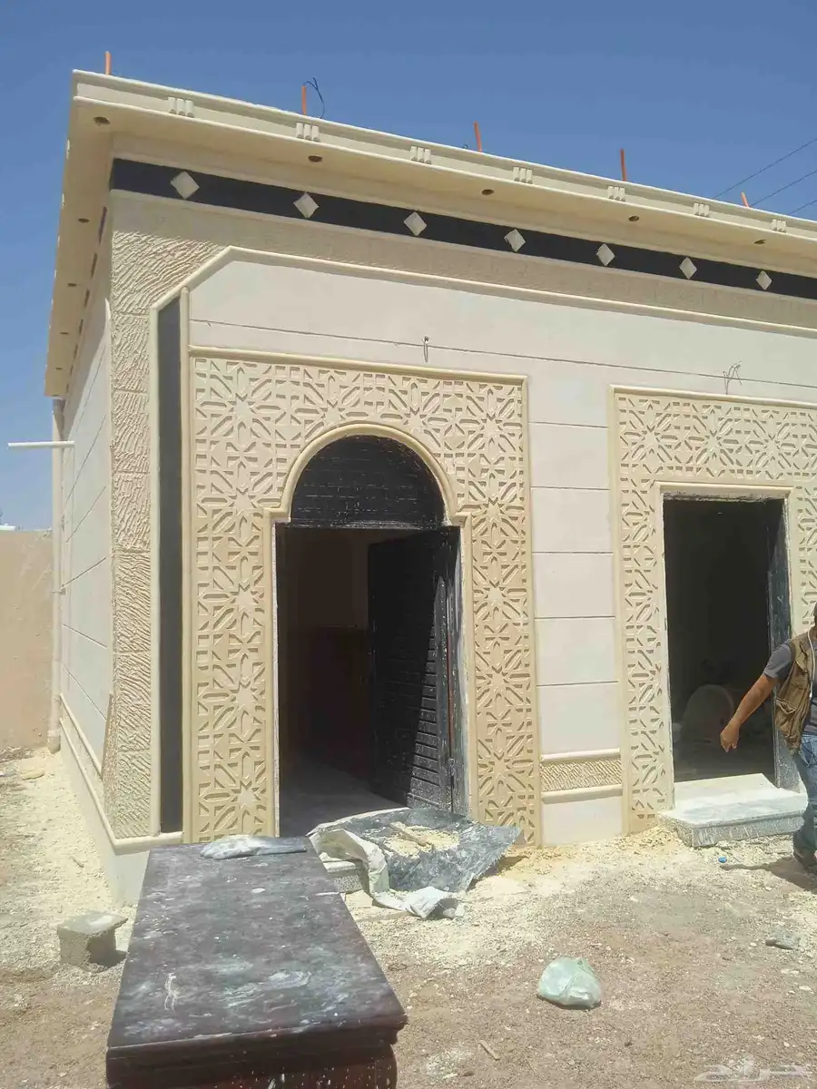 لياسه ملونه وديكورات اسمنتية بديل الحجر الطبيعي 1