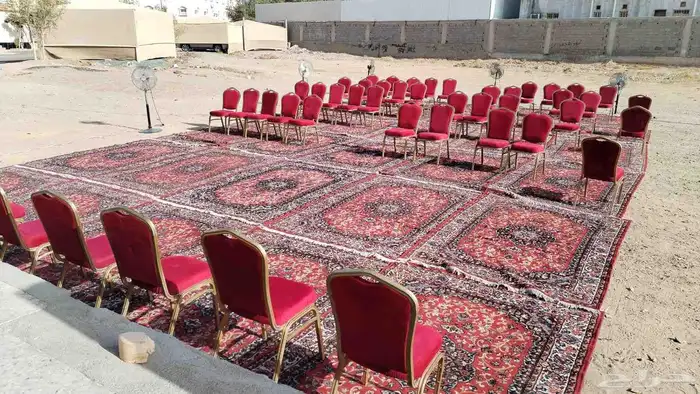 مباشرين تأجير كراسي وطاولات قهوجين جميع لوازم الأفراح 5