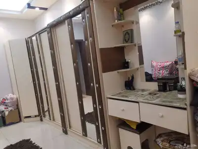 غرفة نوم سرير نفر ودولاب كبير تفصيل 0