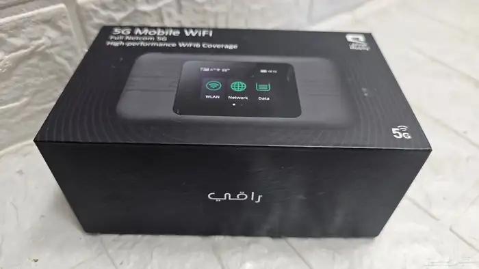 للبيع راوتر متنقل 5G جديد من شركة راقي يشغل كل الشبكات 1