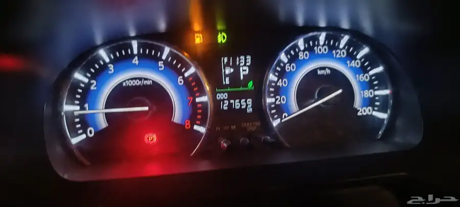 سياره تويوتا جيب رش نوع ثلاث مقاعد بصمه جير اتوماتيك حساسات 7