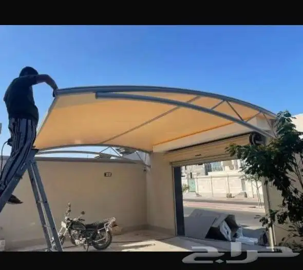 حداد مظلات سواتر شينكو سندويش بنل وجميع اعمال الحداده 0