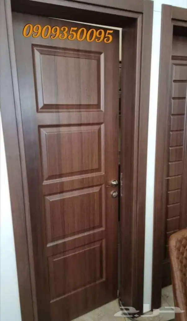 Wooden doors Aluminum Hadid doors 6